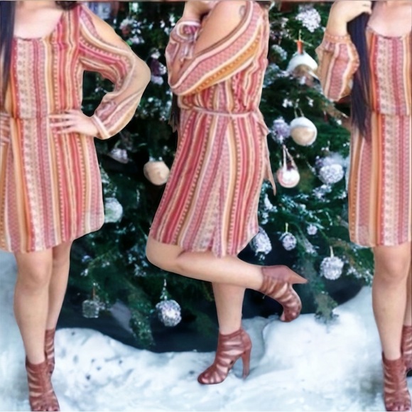 Gorgeous Mine Boho Tunic/Dress size  large NWOT -festival,beach,wedding​​​​​ - Picture 8 of 11